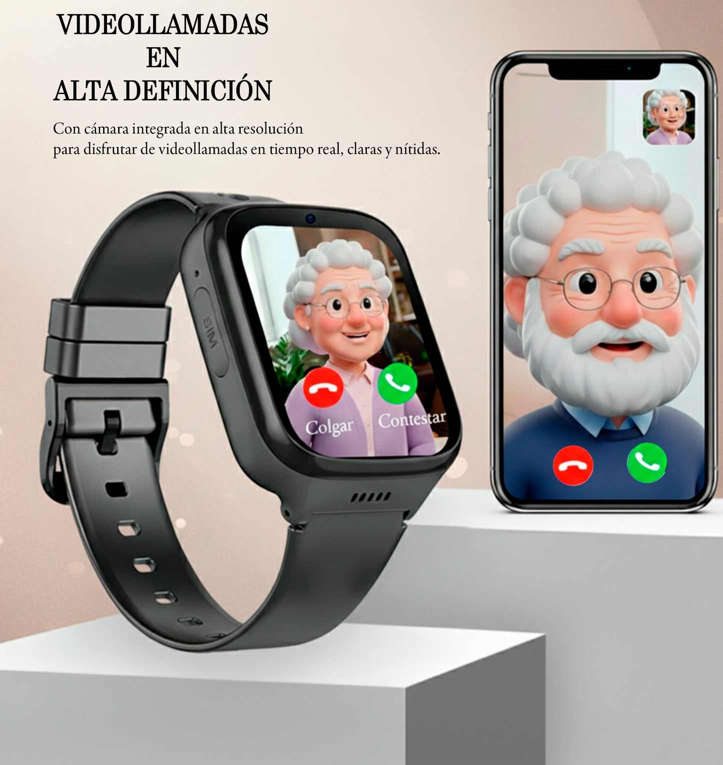 Microwatch MCW30PRO – Reloj GPS Inteligente con Llamadas y Localización Precisa