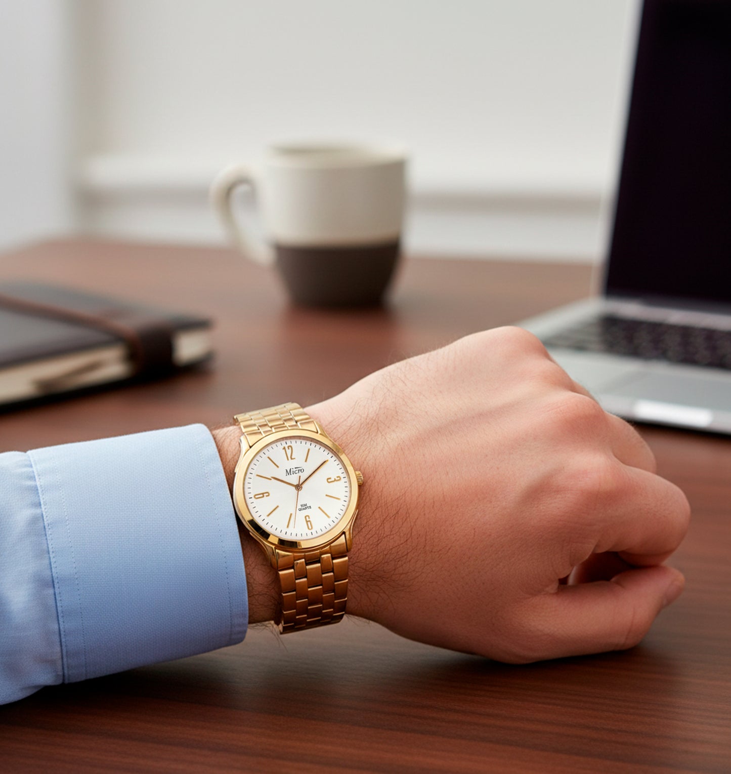 Micro Chapado Rosa Army Caballero Esfera Blanca