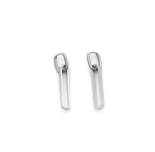 Pendientes Micro Acero doble aro