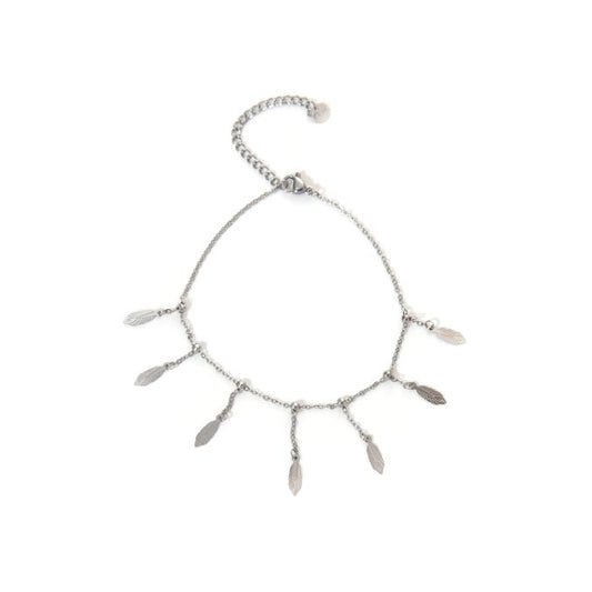 Tobillera Acero Plumas