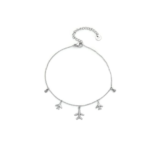 Tobillera Aviones  Micro Acero