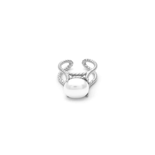 Anillo Micro perla y filigrana