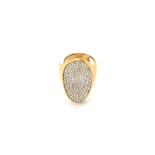 Anillo Micro ancho y circonitas