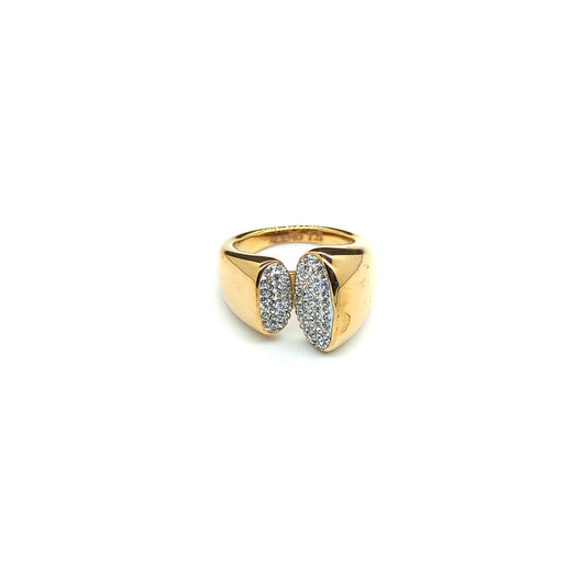 Anillo Micro ancho y circonitas