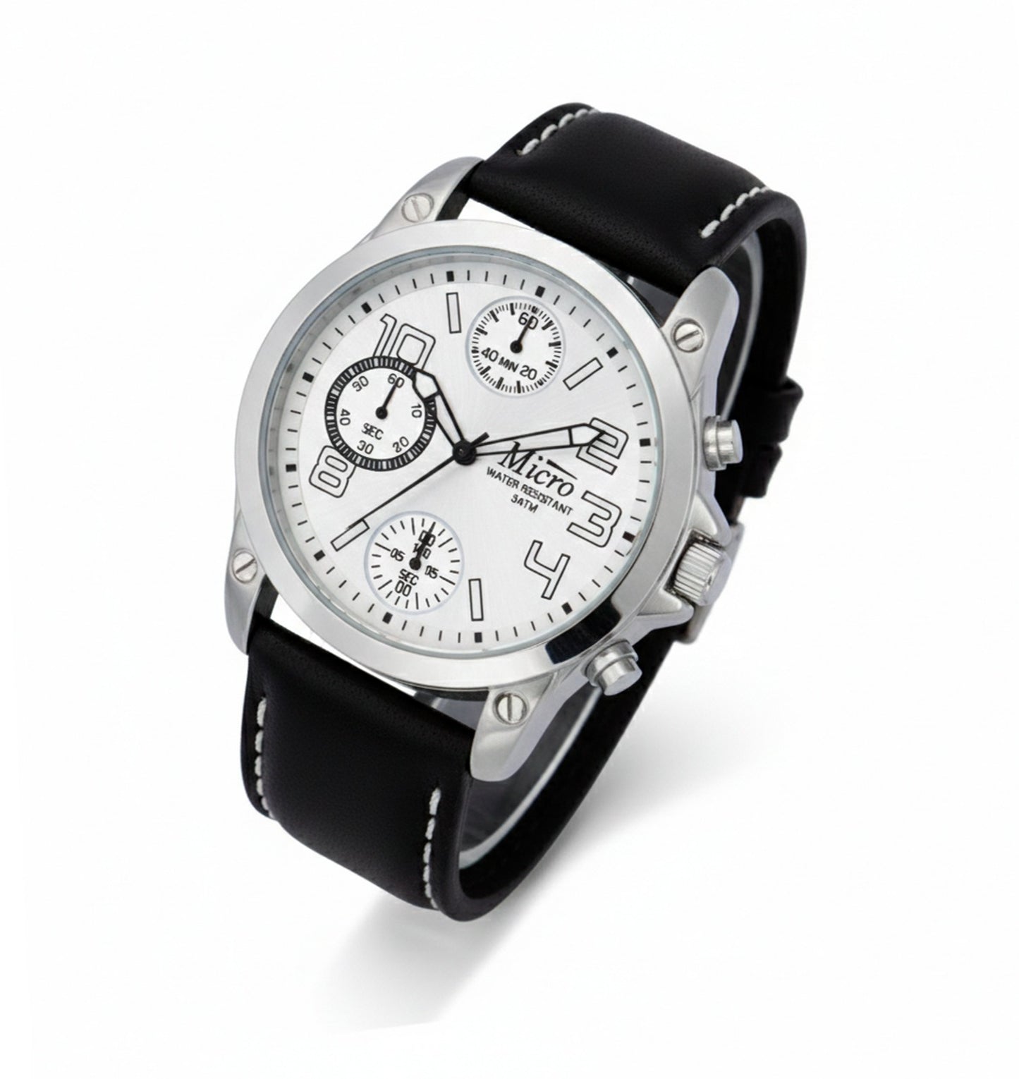 Reloj Micro Sport Silver – Esfera Blanca