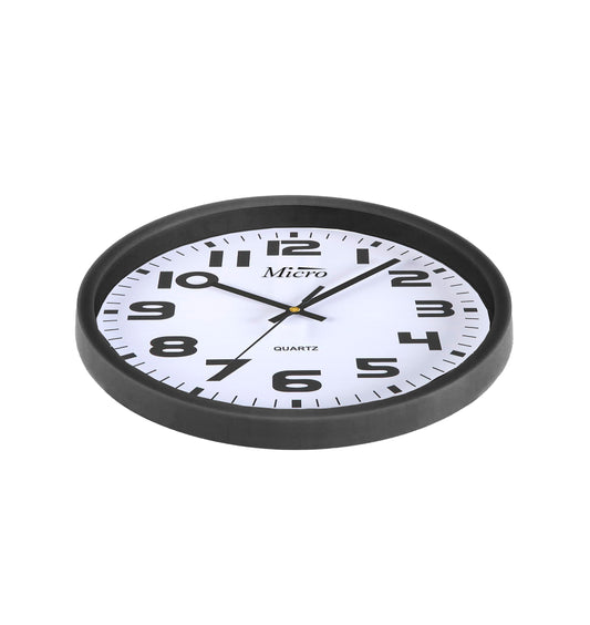Reloj de Pared Micro Negro 25cm