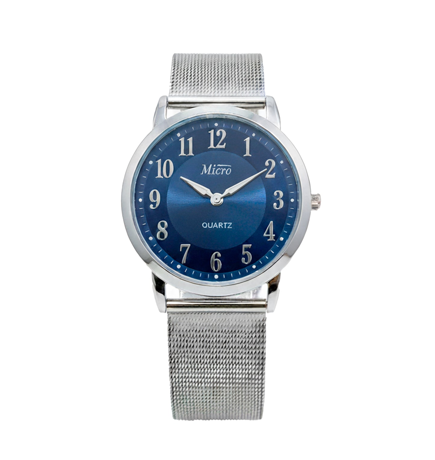 Reloj Micro Malla Acero Azul