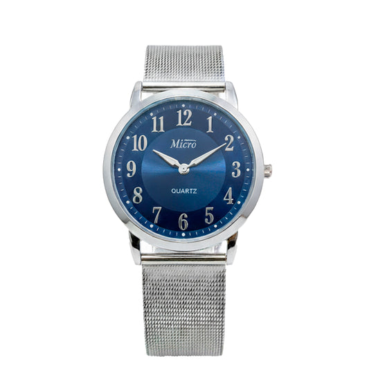 Reloj Micro Malla Acero Azul