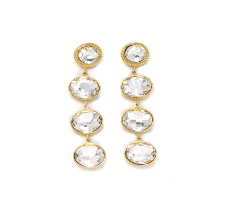 Pendientes Micro Acero con circonitas