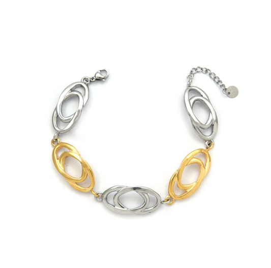 Pulsera Acero Bicolor