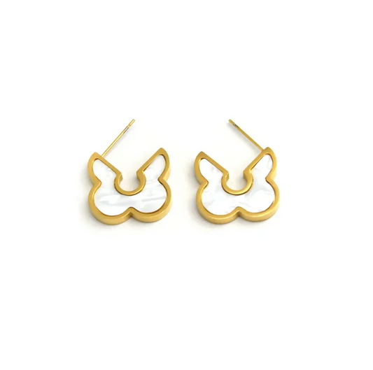 Pendientes Acero Chapado