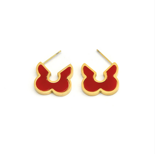 Pendientes Acero Chapado