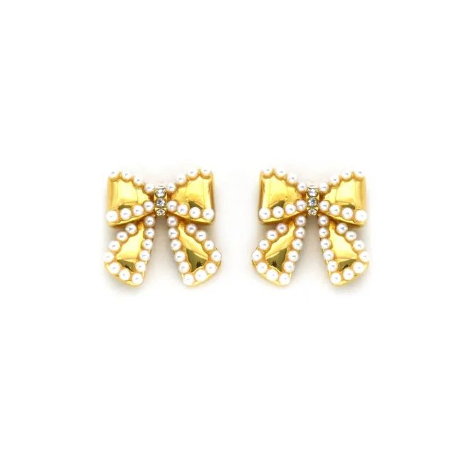 Pendientes Micro Acero chapado Coquette