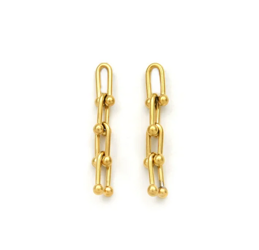 Pendientes Micro Acero Chapado
