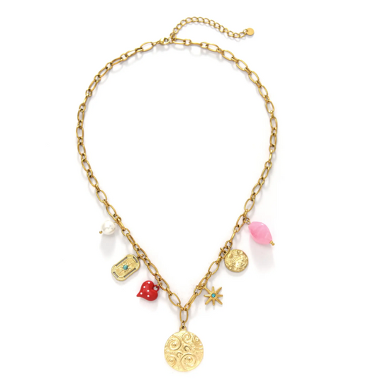 Colgante Micro Acero Charms