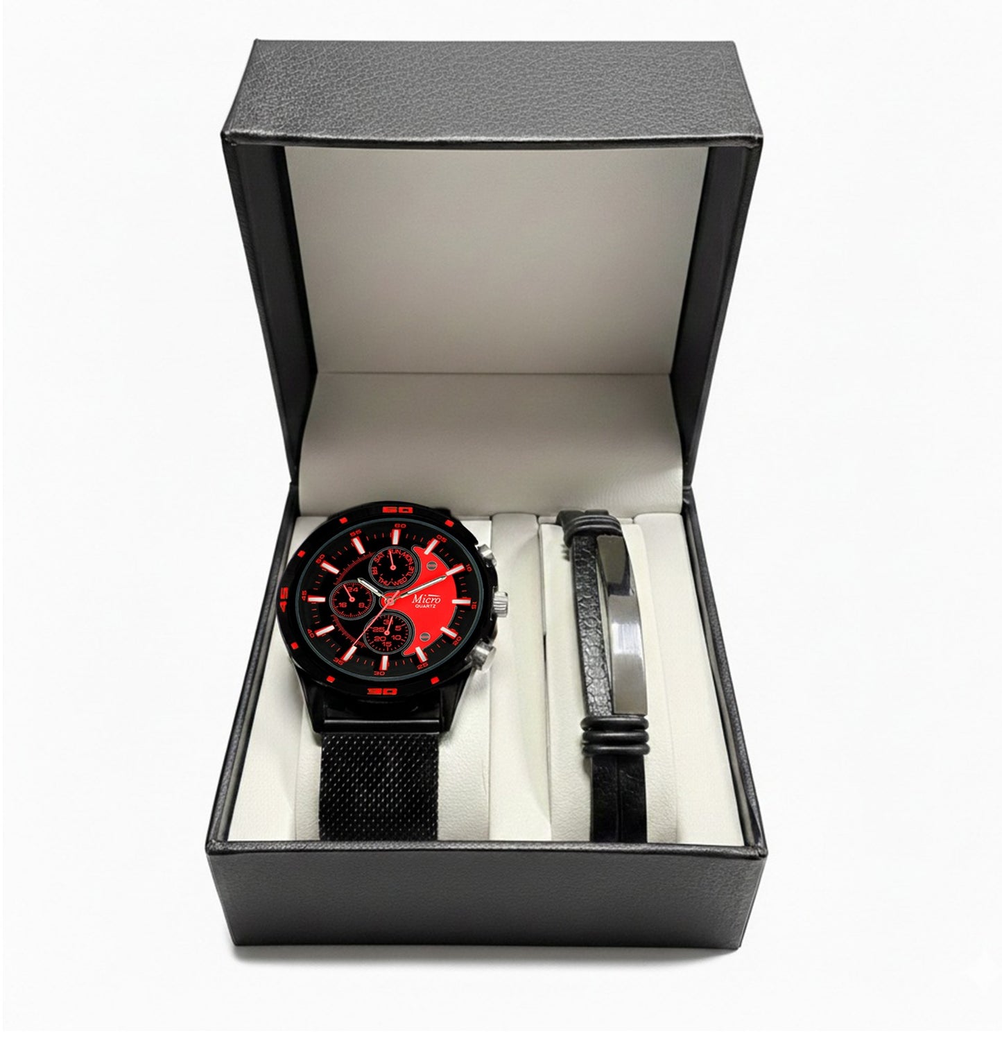 Pack Día del Padre Micro Chrono Black Red – Energía y Carácter en Edición Especial