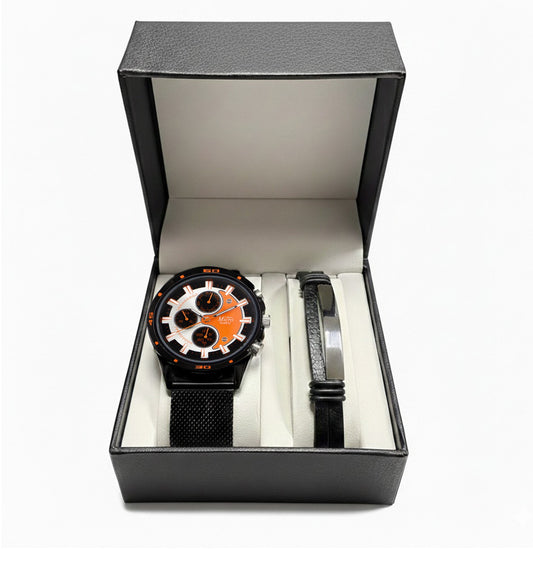 Pack Día del Padre Micro Chrono Black Orange – Estilo y Energía en Edición Especial
