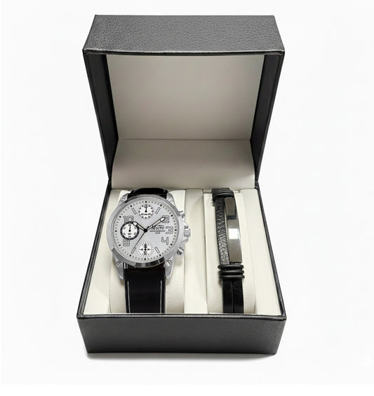 Pack Día del Padre Micro Chrono White – Elegancia Atemporal en Edición Especial