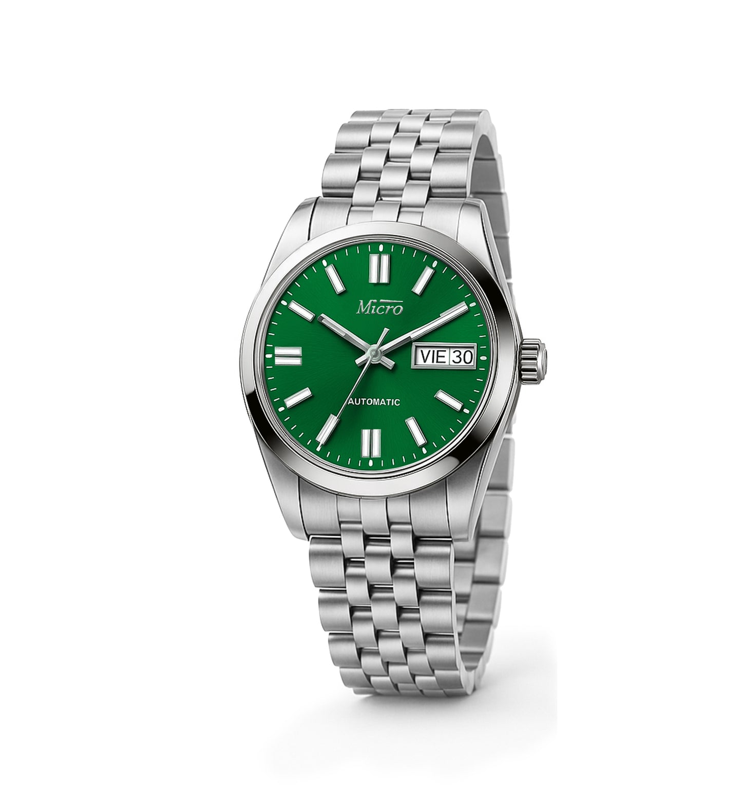Reloj automático Micro MA-AT-04 para mujer, caja de 36 mm y cristal de zafiro