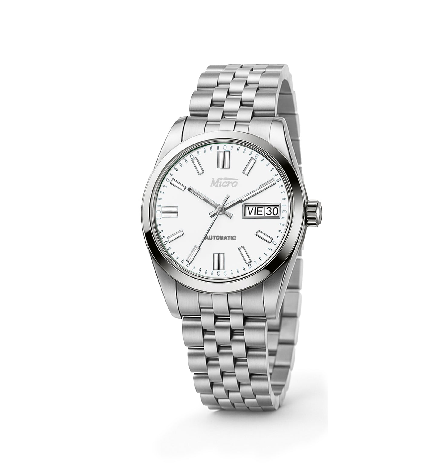 Reloj automático Micro MA-AT-05 para mujer, caja de 36 mm y cristal de zafiro