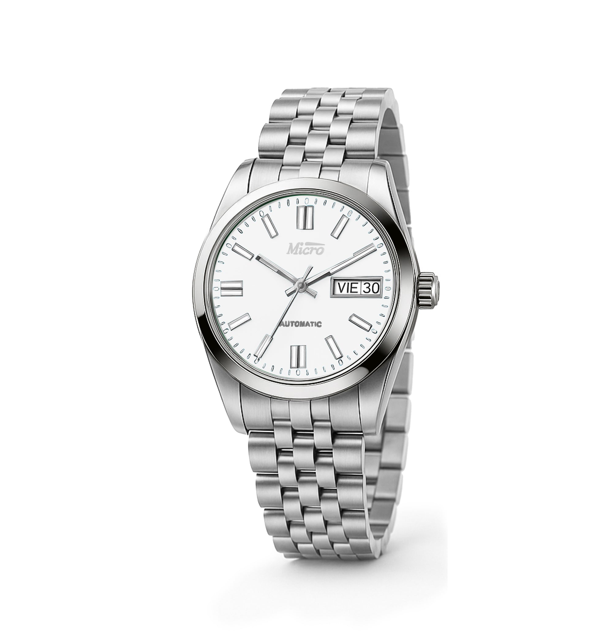 Reloj automático Micro MA-AT-05 para mujer, caja de 36 mm y cristal de zafiro