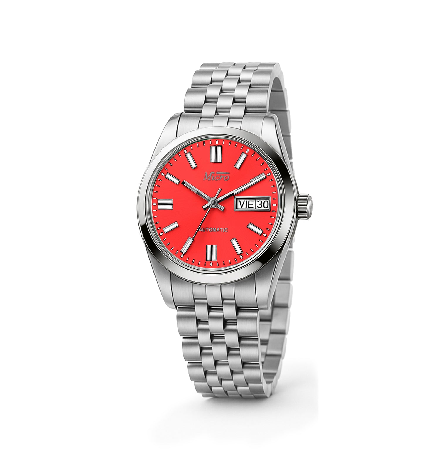 Reloj automático Micro MA-AT-06 para mujer, caja de 36 mm y cristal de zafiro