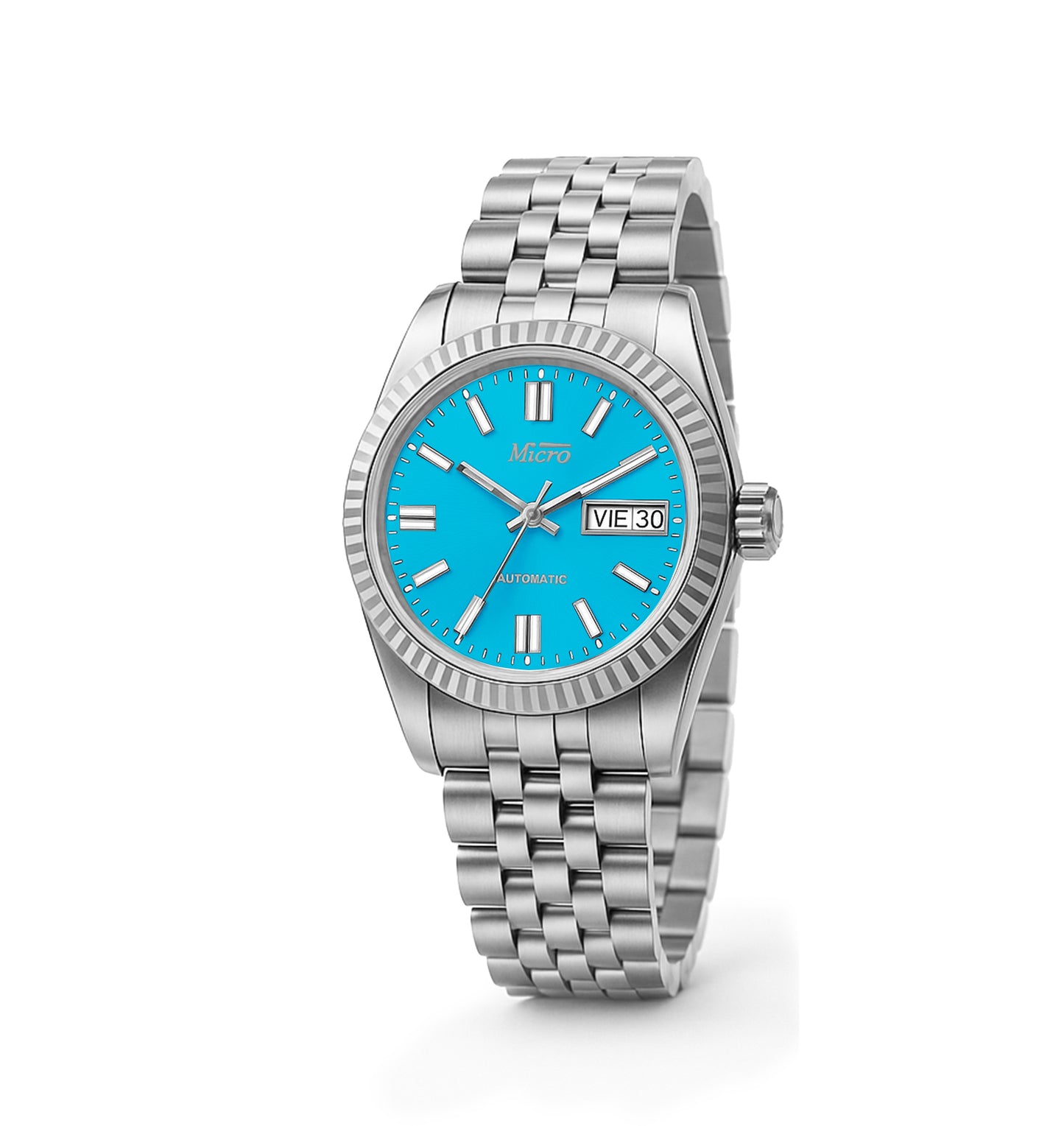 Reloj automático Micro MA-AT-12 para mujer, caja de 36 mm y cristal de zafiro