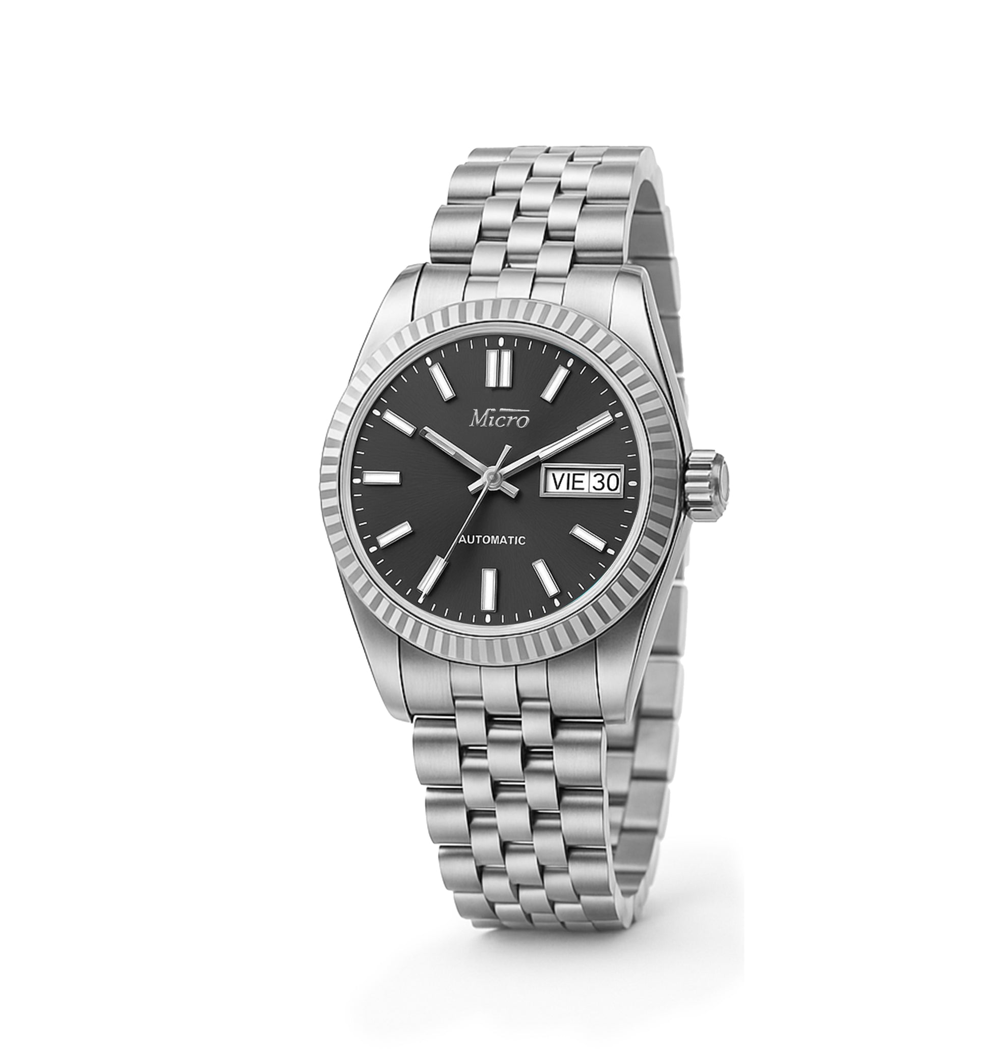 Reloj automático Micro MA-AT-13 para mujer, caja de 36 mm y cristal de zafiro