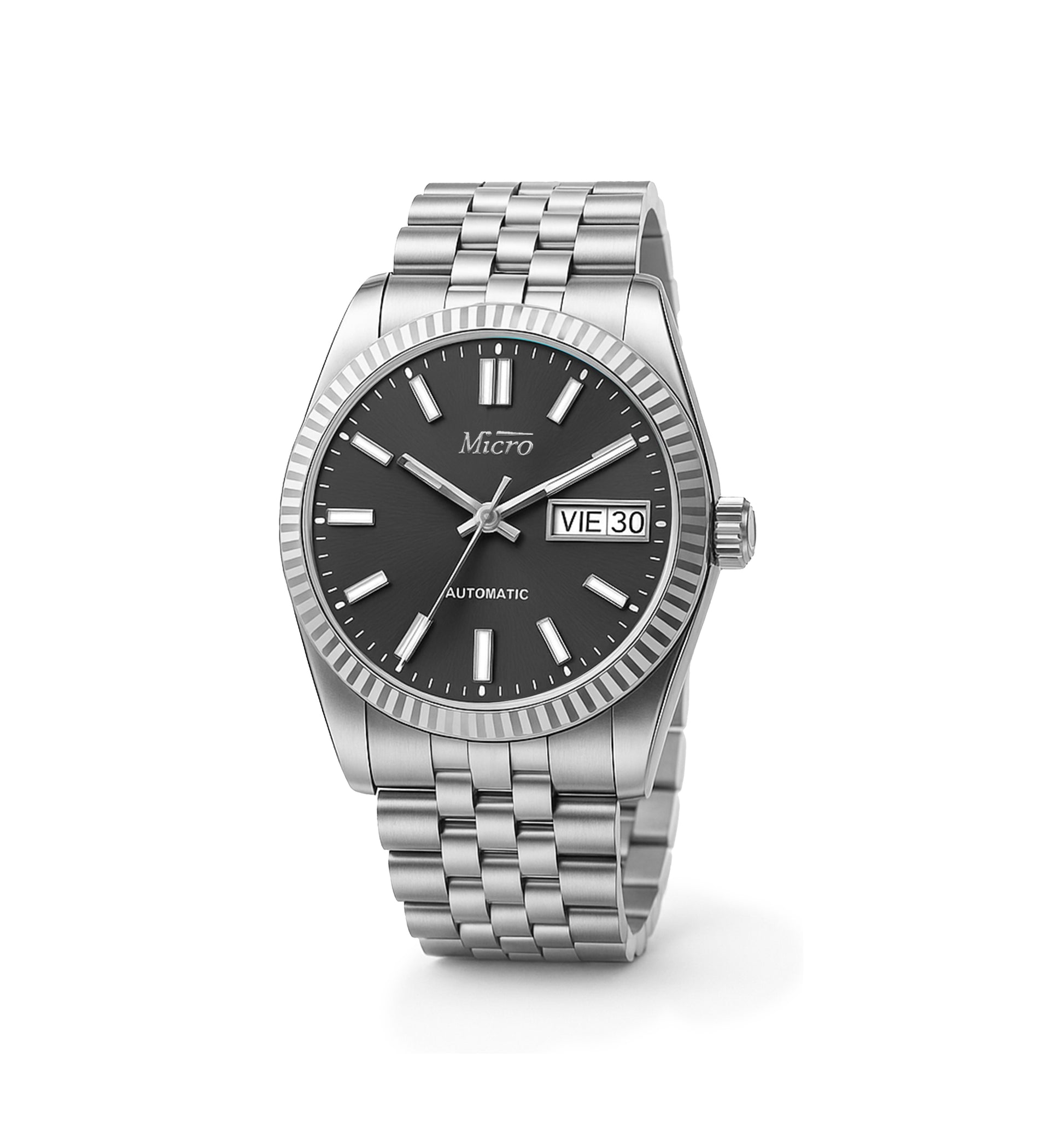 Reloj automático Micro MA-AT-13 para hombre, caja de 40 mm y cristal de zafiro