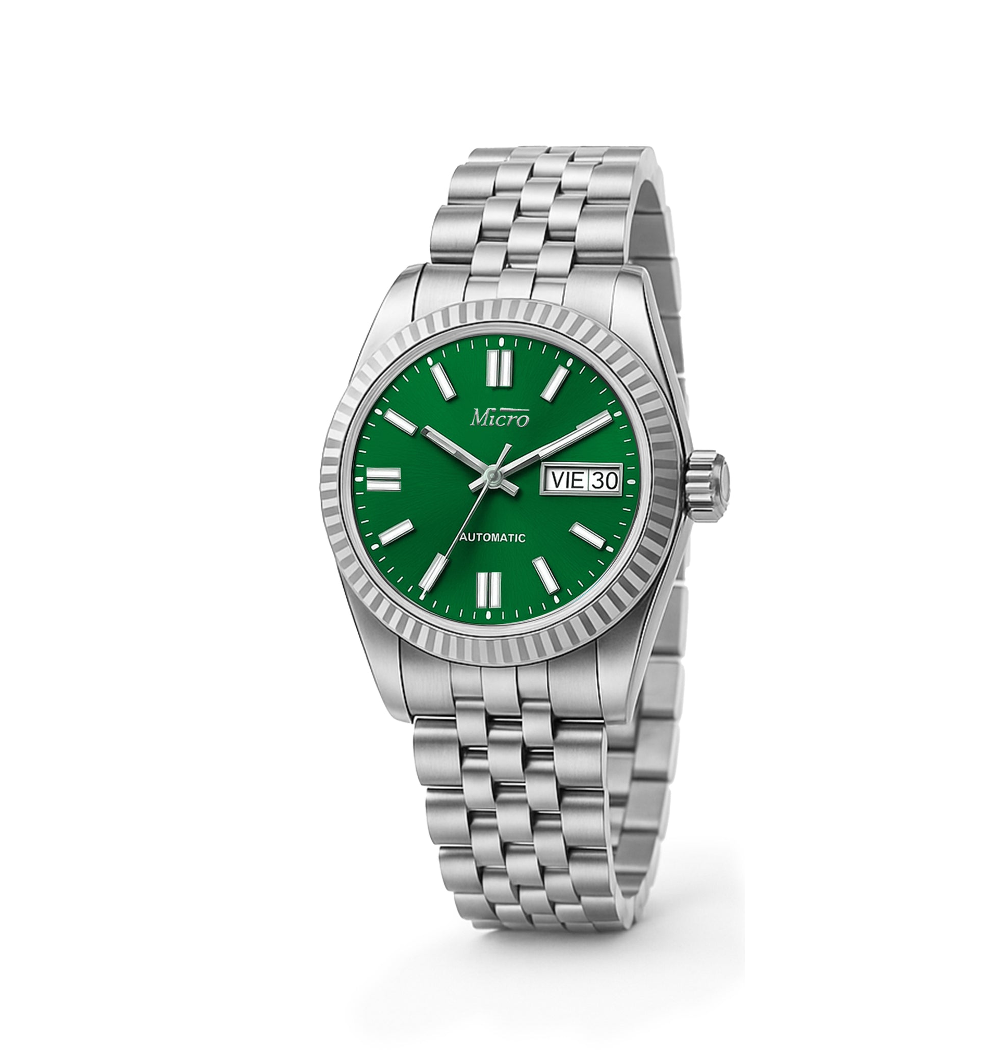 Reloj automático Micro MA-AT-14 para mujer, caja de 36 mm y cristal de zafiro