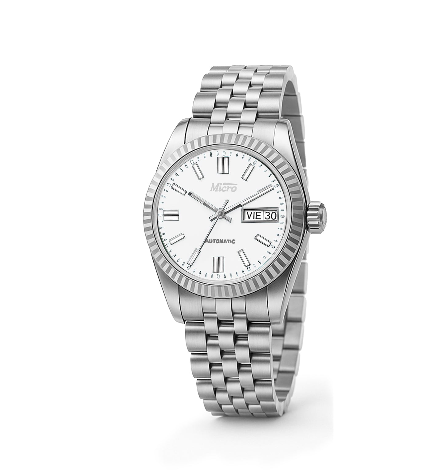 Reloj automático Micro MA-AT-15 para mujer, caja de 36 mm y cristal de zafiro